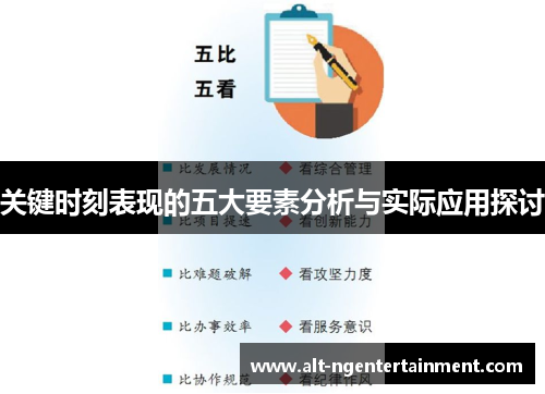 关键时刻表现的五大要素分析与实际应用探讨